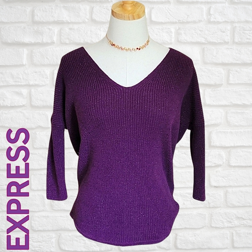 EXPRESS Dolman Style Sparkle Sweater